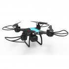 JJRC DIY Teaching Assembly Drone Interactive Training Fixed Altitude Aerial Photography Remote Control Aircraft Black blue 4k