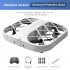 JJRC H107 Grid Mini Pocket Small Quadcopter Remote Control Aircraft For Boy Birthday Holiday Gifts  classic white 