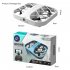 JJRC H107 Grid Mini Pocket Small Quadcopter Remote Control Aircraft For Boy Birthday Holiday Gifts  smog blue 