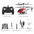 JJRC Jx01 Rc Helicopter 2 4ghz 3 5ch Gyro Alloy Shell Rc Drone With Attitude Hold Led Light One Key Off  Land Rtf Gift Toy red