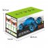 JJRC Q110 Gesture Induction Programming Stunt Car Drift Climbing Remote Control Car Toy With Cool Lights Blue 1 18