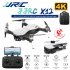 JJRC X12 Anti shake 3 Axis Gimble GPS Drone WiFi FPV 1080P 4K HD Camera Brushless Motor Foldable Quadcopter Vs H117s Zino White 4k 1 battery