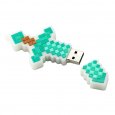 Silicone Sword  U Disk USB 2.0 - Blue 8G