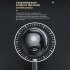 JR07 Wireless Open Ear Headphones With Charging Case Hanging Ear HIFI Sound Headset For Workouts Running Cycling Working White