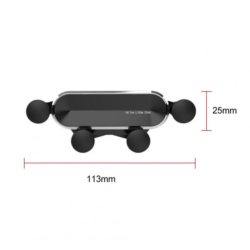 Gravity Car Mobile Phone Holder Stand Telescopic Shockproof Air Outlet Ultra-thin Bracket 