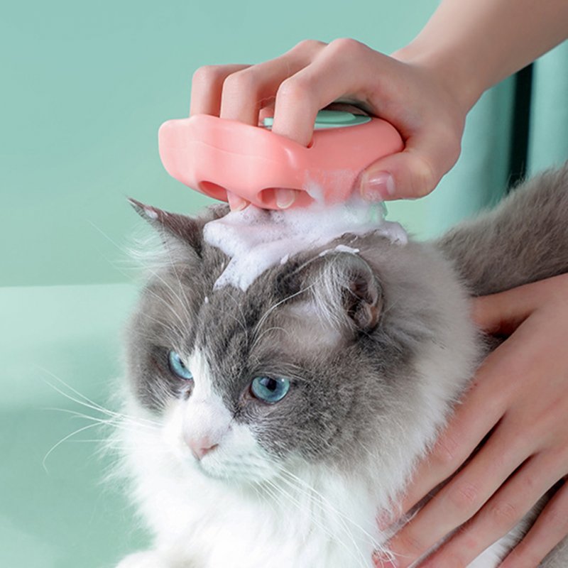 Silicone Pet Bath Brush Massage Comb Cleaning Brush Hair Grooming Comb Pet Supplies For Dogs Cats 