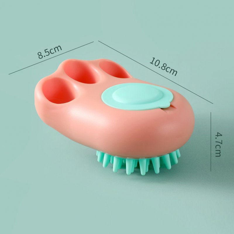 Silicone Pet Bath Brush Massage Comb Cleaning Brush Hair Grooming Comb Pet Supplies For Dogs Cats 