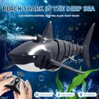 JY028 2.4G Remote Control Shark Boat Model Waterproof RC Toy Black and White