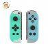 JYS Game Console Wireless Controller Left And Right Bluetooth compatible Handle With Nfc Screenshot Vibration Compatible For Switch Joy con blue green color