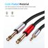 Jack 3 5mm to 6 35mm Adapter Audio Cable for Mixer Amplifier CD Player Speaker 6 5mm 3 5 Splitter Jack Male Audio Cable