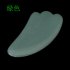 Jade Stone Body Face Eye Scraping Plate Gua Sha Board Acupuncture Massage Relaxation Care Tool Green 1