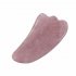 Jade Stone Body Face Eye Scraping Plate Gua Sha Board Acupuncture Massage Relaxation Care Tool pink 1