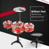 Jazz Drum Set Toy For Kids Musical Instruments Toys Drum Kit With Cymbal Drumsticks Gift For Boys Girls red