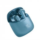Jbl Tune 220 Tws Bluetooth V5 0 Wireless Headphones with Stereo Mic Charging Box Blue