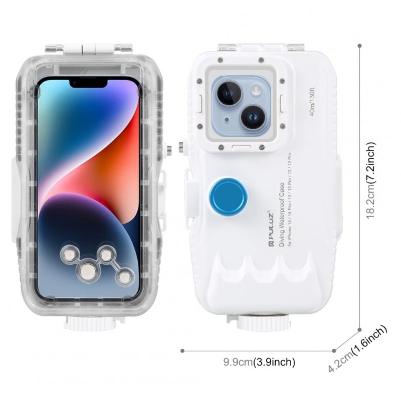 Diving Underwater Phone Case Compatible for iPhone 14 / 13 Pro Max Cell Phone Waterproof Case 