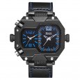 Oulm HP3878 Stylish Men Quartz Watch Blue