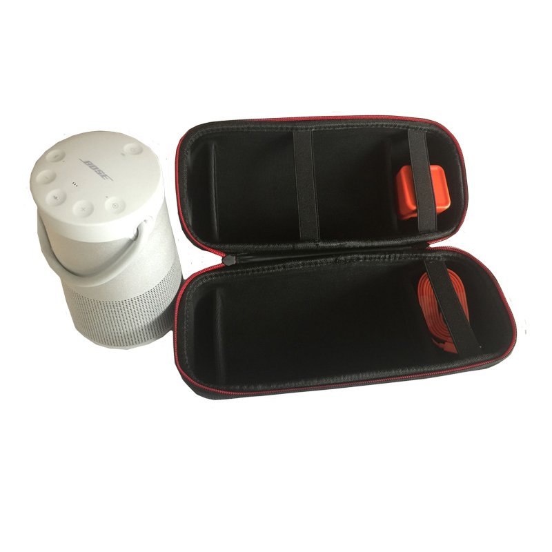 Travel Case Shockproof Headphones Storage Bag for Dr. BOSE Soundlink Revolve and Bluetooth Speaker Extra Space for Plug&Cables 