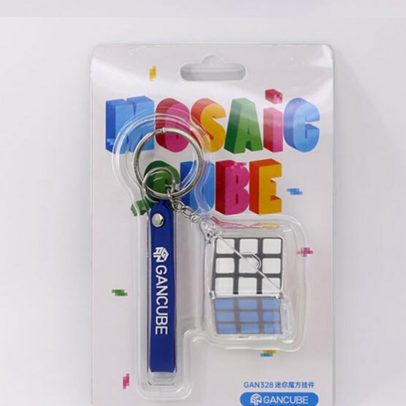 GAN328 Mini Magic Cube Keychain 3x3 Puzzle Speed Cubes Key Chain Stress Relief Toys