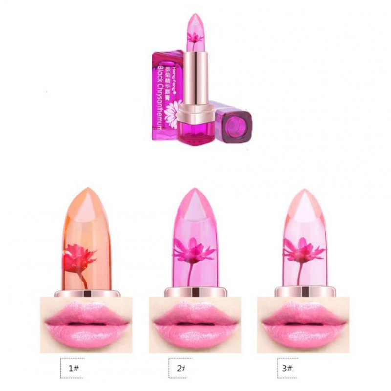 Jelly Lipstick Moisturizing Light Transparent Lip Balm Color-changing Lipstick Cosmetic 2#Grape