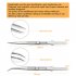 Jewelry Tweezers Professional Slotted Stainless Steel Tweezers Multipurpose Tweezers for Diy Diamond Gem Jewelry Elbow