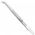Jewelry Tweezers Professional Slotted Stainless Steel Tweezers Multipurpose Tweezers for Diy Diamond Gem Jewelry Elbow