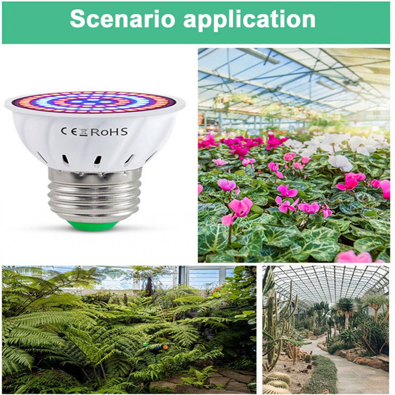 220V Led Plant Grow Lights Cup E27 Indoor Fill Light Cup for Indoor Plants Veg Flower 