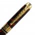 JinHao 250 Black   Red Magic Gold Trim Fountain Pen   Medium