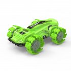 Jjrc 019 2.4g Stunt Drift Remote  Control  Car With Anti-collision Guardrails Outdoor High Speed 360-degree Rotation Children Toy Climbing Car green