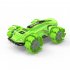 Jjrc 019 2 4g Stunt Drift Remote  Control  Car With Anti collision Guardrails Outdoor High Speed 360 degree Rotation Children Toy Climbing Car green
