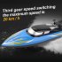 Jjrc Rh706 Rc Boat 2 4 Ghz Remote Control Speedboat Kids Toy High Speed Racing Ship Rechargeable Batteries Gift For Kids red