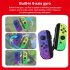 Joypad Wireless Controller Joystick Gamepad Controllers Joy Pads with Straps for Switch Game Controllers black yellow