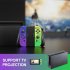 Joypad Wireless Controller Joystick Gamepad Controllers Joy Pads with Straps for Switch Game Controllers black yellow