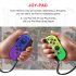 Joypad Wireless Controller Joystick Gamepad Controllers Joy Pads with Straps for Switch Game Controllers black yellow