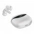 Js121 Wireless Bluetooth Earphones Half In ear Noise Cancelling Touch Control Headset With Microphone White