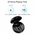 Js82 Mini Wireless Bluetooth compatible 5 0 Headphones Tws Digital Display Touch control Noise Cancellation Sports Headset Black