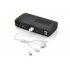 Jump Starter and Power Bank Kit with 13600mAh Power Bank  a 4 in 1 USB Interface  8 Laptop Adapters  Glare LED Flashlight