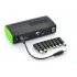 Jump Starter and Power Bank Kit with 13600mAh Power Bank  a 4 in 1 USB Interface  8 Laptop Adapters  Glare LED Flashlight