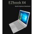 Jumper EZbook X4 Laptop 14in IPS Metal Case notebook Intel Celeron J3455 6GB 128GB Backlit Keyboard 2 4G 5G Wifi Silver European regulations