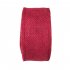 Jute Burlap Ribbon Roll for DIY Party Wedding Cake Holiday Craft Decoration 10m wine red 6cm