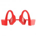 K08 Bluetooth 5.0 <span style='color:#F7840C'>Headset</span> Bone Conduction <span style='color:#F7840C'>Headset</span> Stereo True Wireless Waterproof Sports <span style='color:#F7840C'>Headset</span> Red