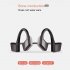 K08 Bluetooth 5 0 Headset Bone Conduction Headset Stereo True Wireless Waterproof Sports Headset Black