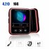 K1 Bluetooth MP3 Player with 1 54 Inch Touch Screen MP3 Music Player Audio Player FM Radio Portable for Running black