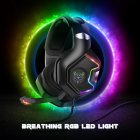K10RPO Gaming Headset With Adjustable Microphone for PS4 Xbox PC Noise Cancelling Game Headphone Surround Sound black