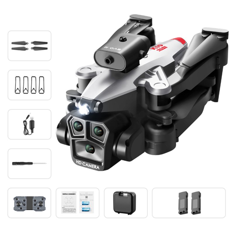 K10max RC Drone 4k Optical Flow Localization 4-Way Obstacle Avoidance Quadcopter