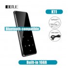 K11 Hifi Mp3  Player Bluetooth-compatible 16gb Video Audio Player Mini Portable Fm Radio E-book Recording Tf Card 16GB Bluetooth version
