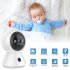 K11 Security Camera Visual Doorbell 2 Way Talking Camera Motion Detection Alarm Monitor Intelligent HD Cams