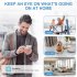 K11 Security Camera Visual Doorbell 2 Way Talking Camera Motion Detection Alarm Monitor Intelligent HD Cams