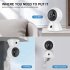 K11 Security Camera Visual Doorbell 2 Way Talking Camera Motion Detection Alarm Monitor Intelligent HD Cams