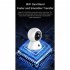 K11 Security Cameras Wireless Motion Detection Night Vision Real Time App Alarm WiFi 1080P HD Camera White