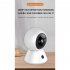 K11 Security Cameras Wireless Motion Detection Night Vision Real Time App Alarm WiFi 1080P HD Camera White
